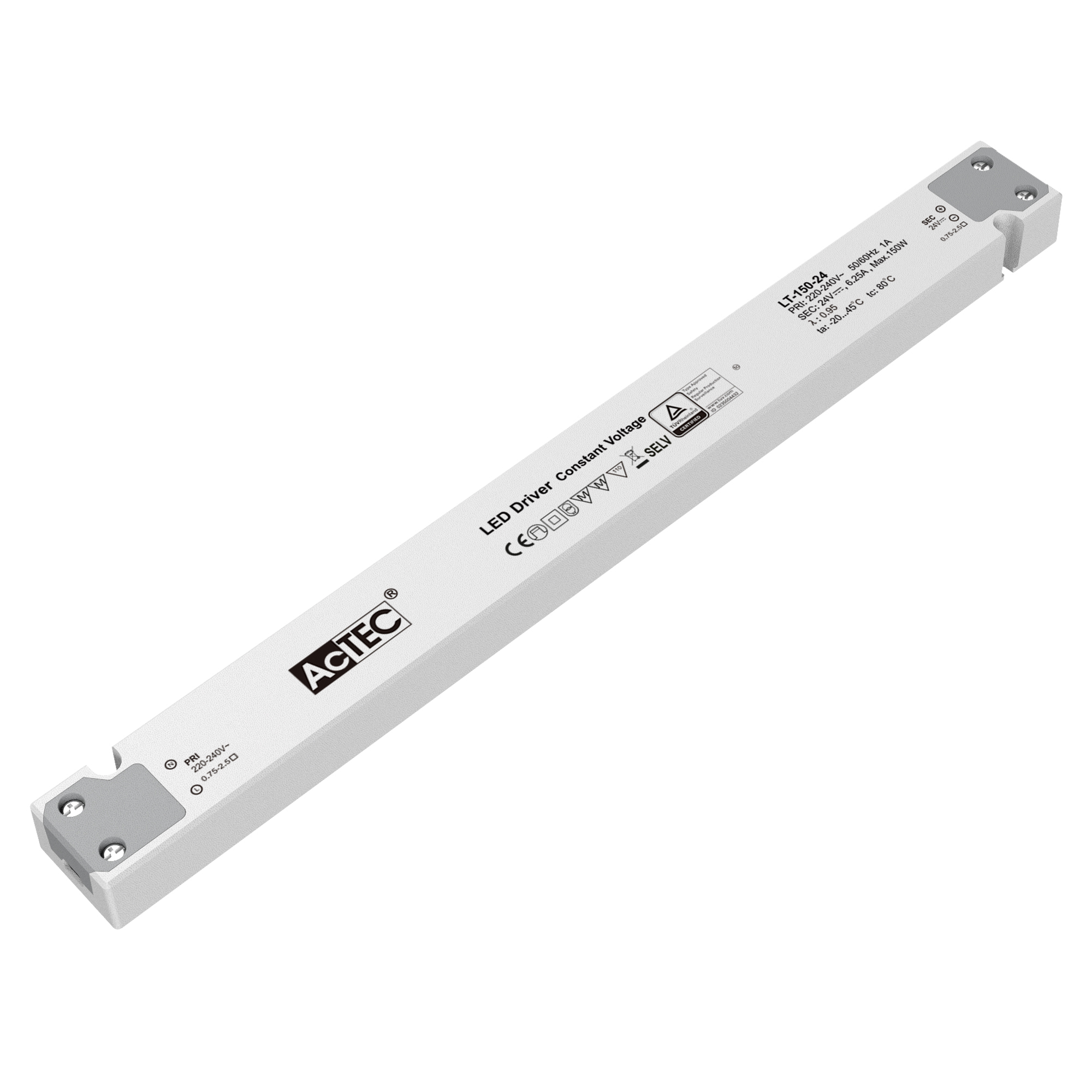 LT constant voltage switch dimm driver - DALI 2 Output 24VDC 0 - 6.25A 150W Input 220 ~ 240V AC - INTEC