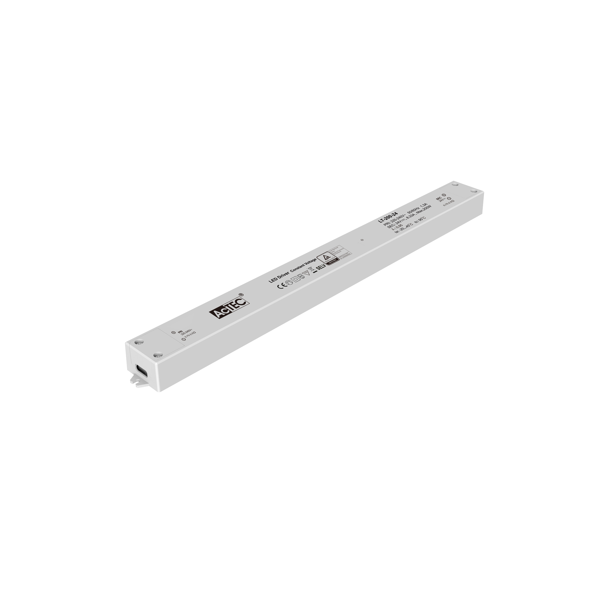 240W driver - Constant voltage Output 48VDC 0-5A 240W - INTEC
