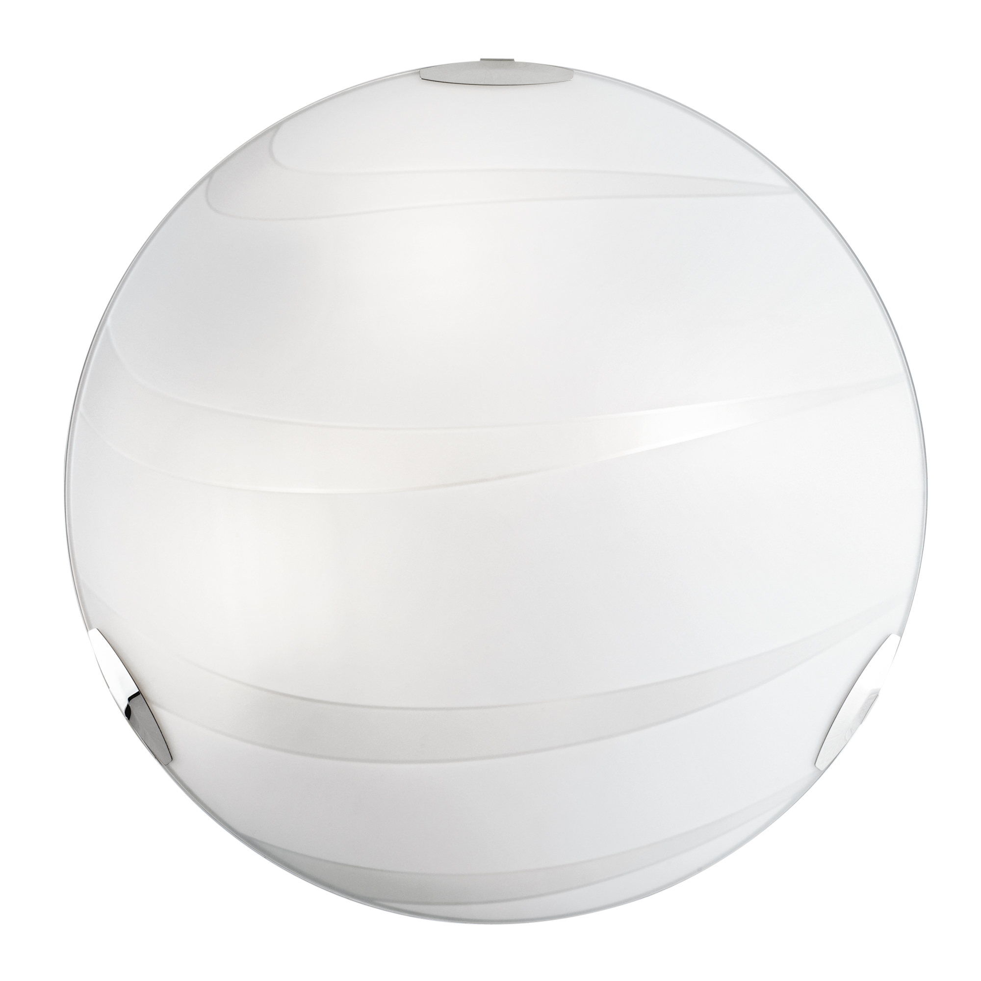 KUNA ceiling light in white glass Ø 50 cm - Luce Ambiente e Design