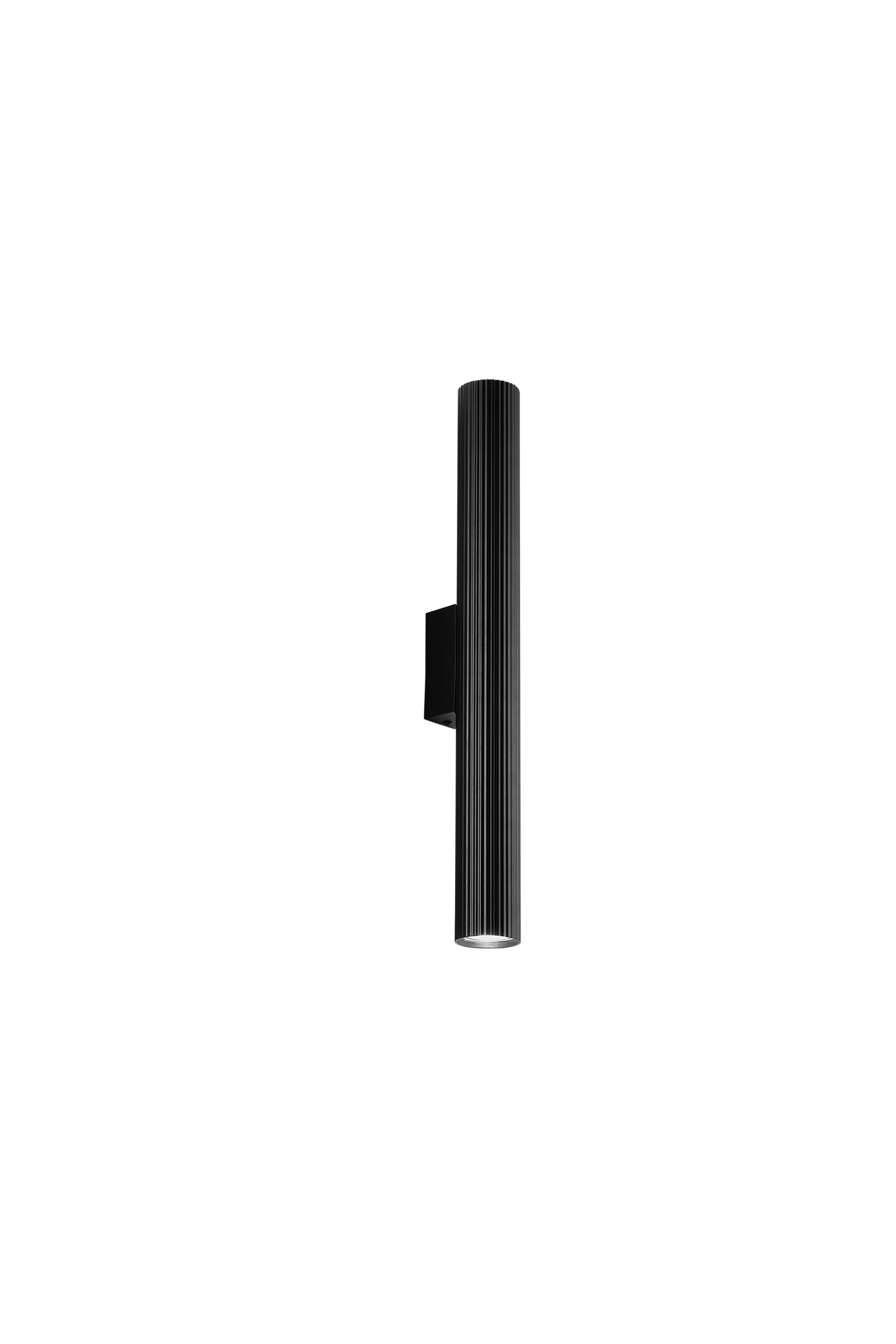 LORD wall light in black steel and aluminium with bidirectional light beam h 50 cm - Luce Ambiente e Design