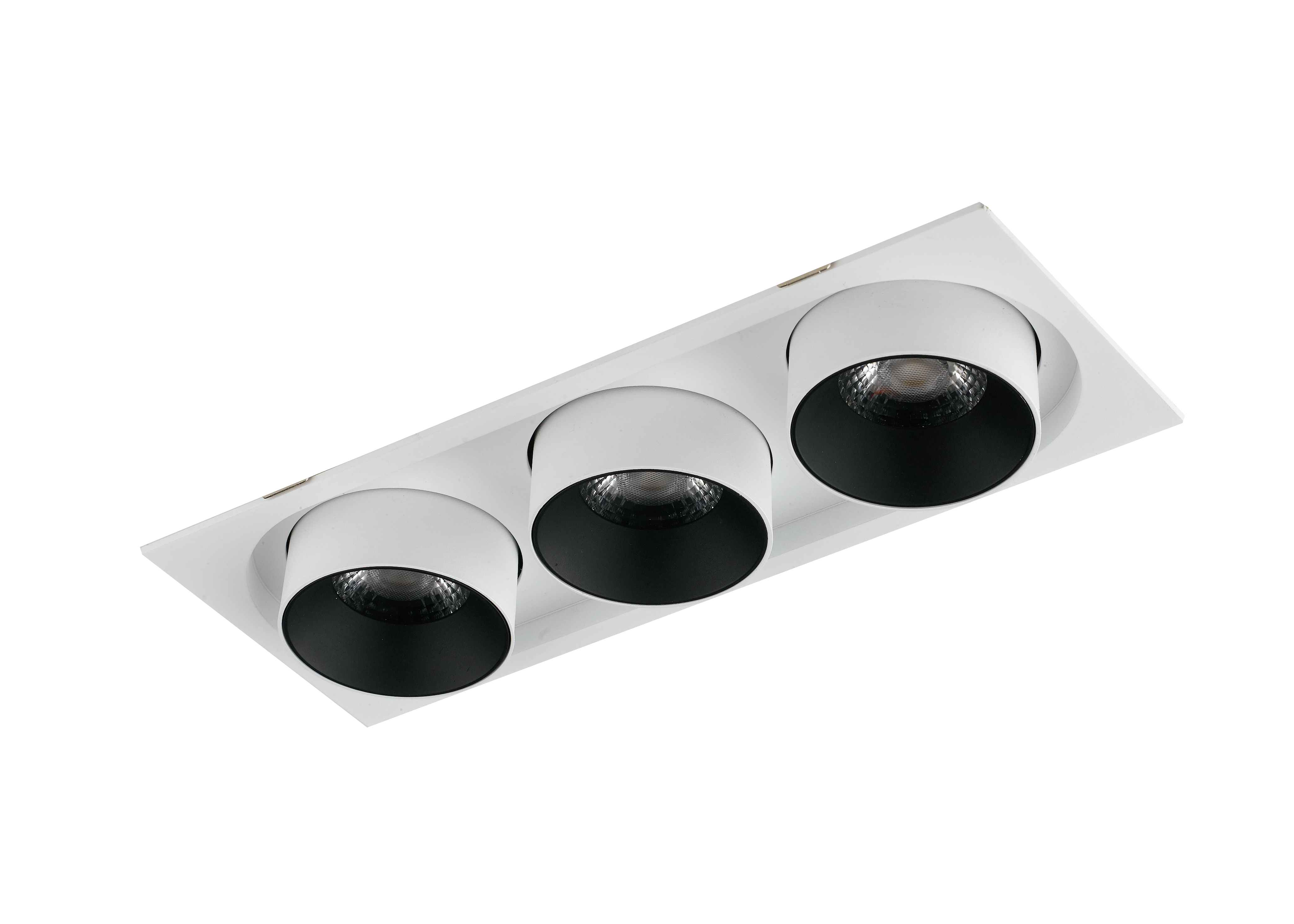 OUTSIDER LED recessed spotlight pull-out and adjustable 3 x 15 W - 3000K - Intec