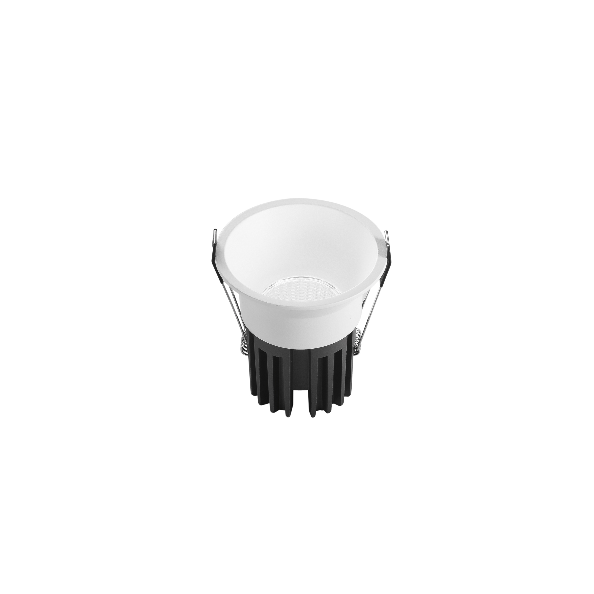 QUARK recessed LED spotlight in anti-glare aluminum CCT with DALI-ready - 18W - white - Intec