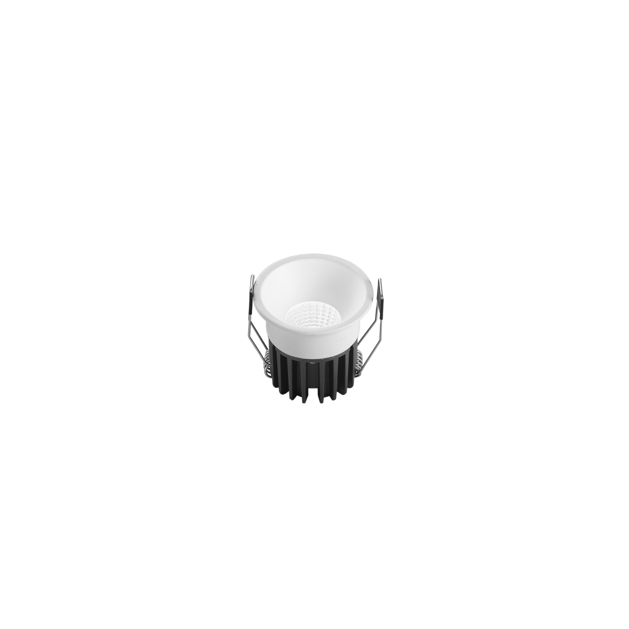 QUARK recessed LED spotlight in anti-glare aluminum CCT with DALI-ready - 8W - white - Intec