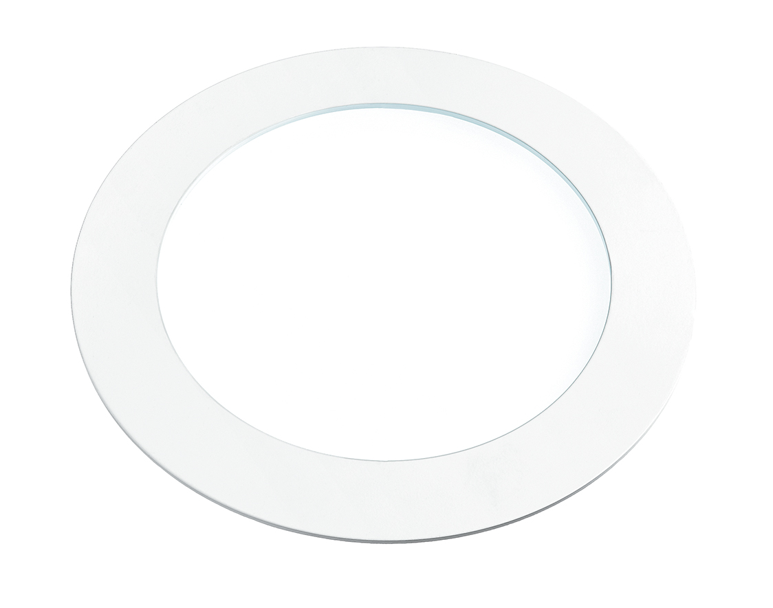 SLIM ultra-thin recessed LED spotlight in white aluminum 12W 3000K - Intec