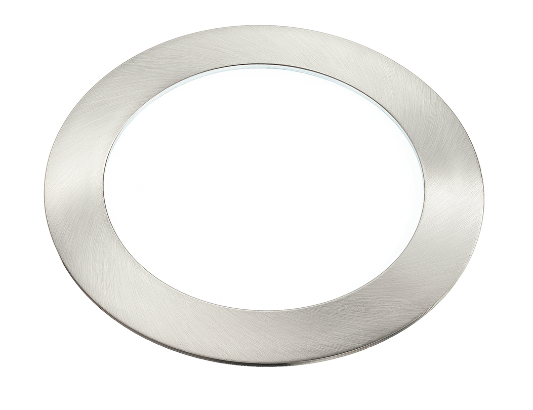 SLIM ultra-thin recessed LED spotlight in nickel aluminum 24W 4000K - Intec