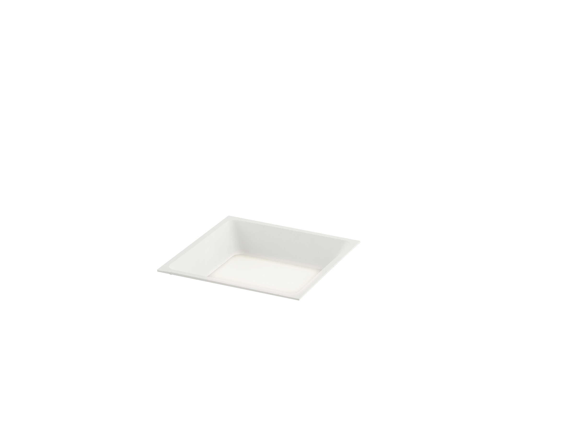XANTO square white LED recessed spotlight with anti-glare light 18W cool light 14.5x14.5cm - Intec