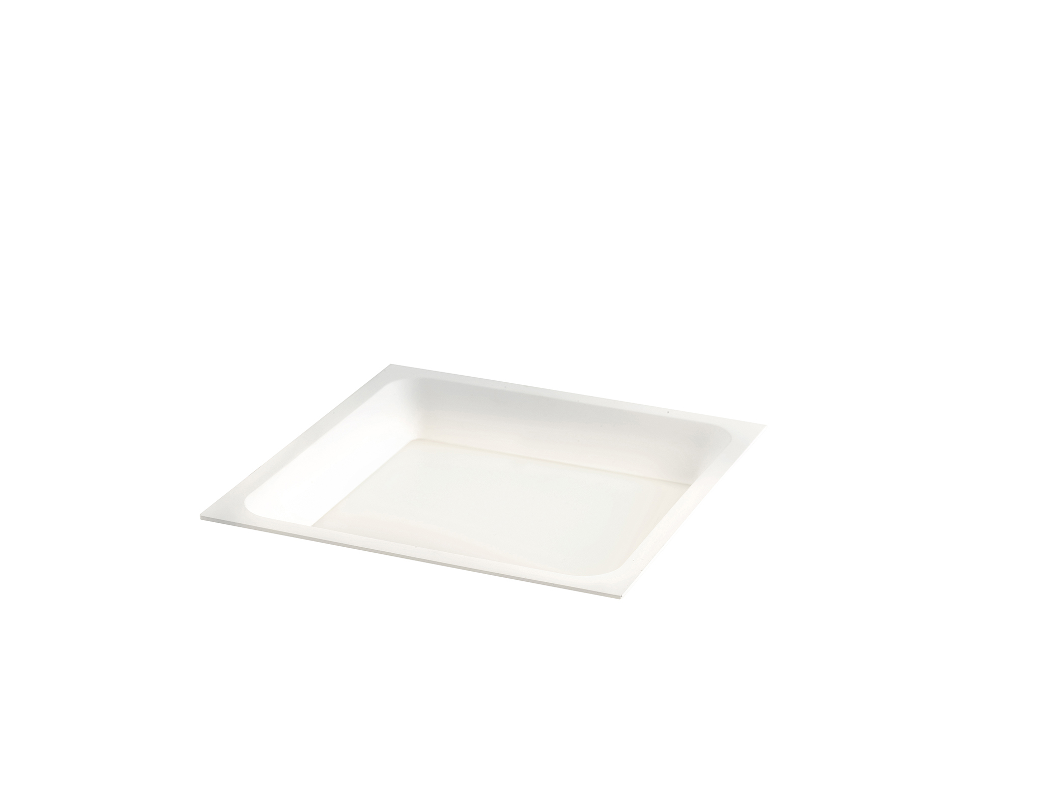XANTO square white LED recessed spotlight with anti-glare light 30W cool light 22x22cm - Intec