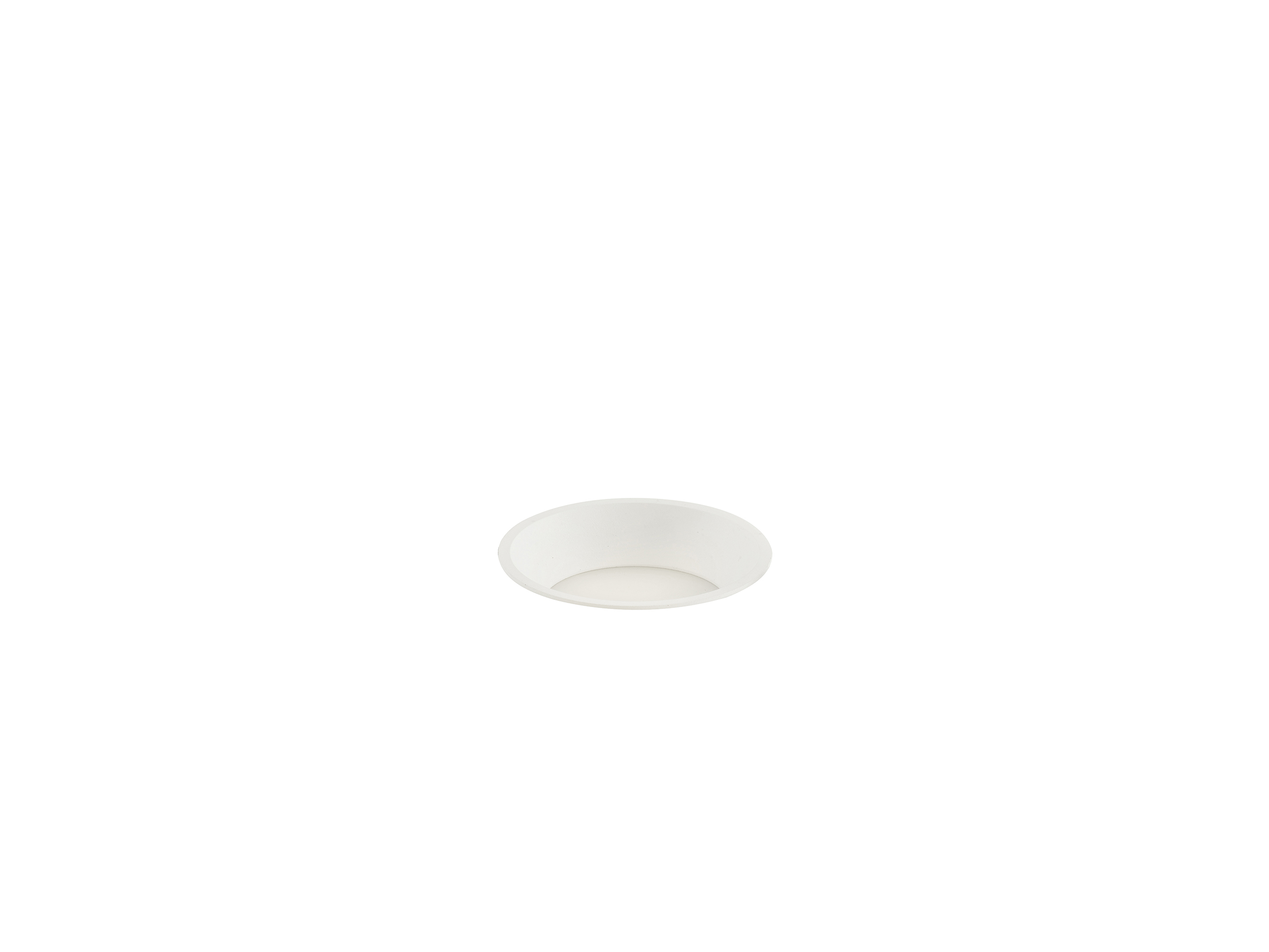 XANTO round white LED recessed spotlight with anti-glare light 12W natural light 12cm - Intec