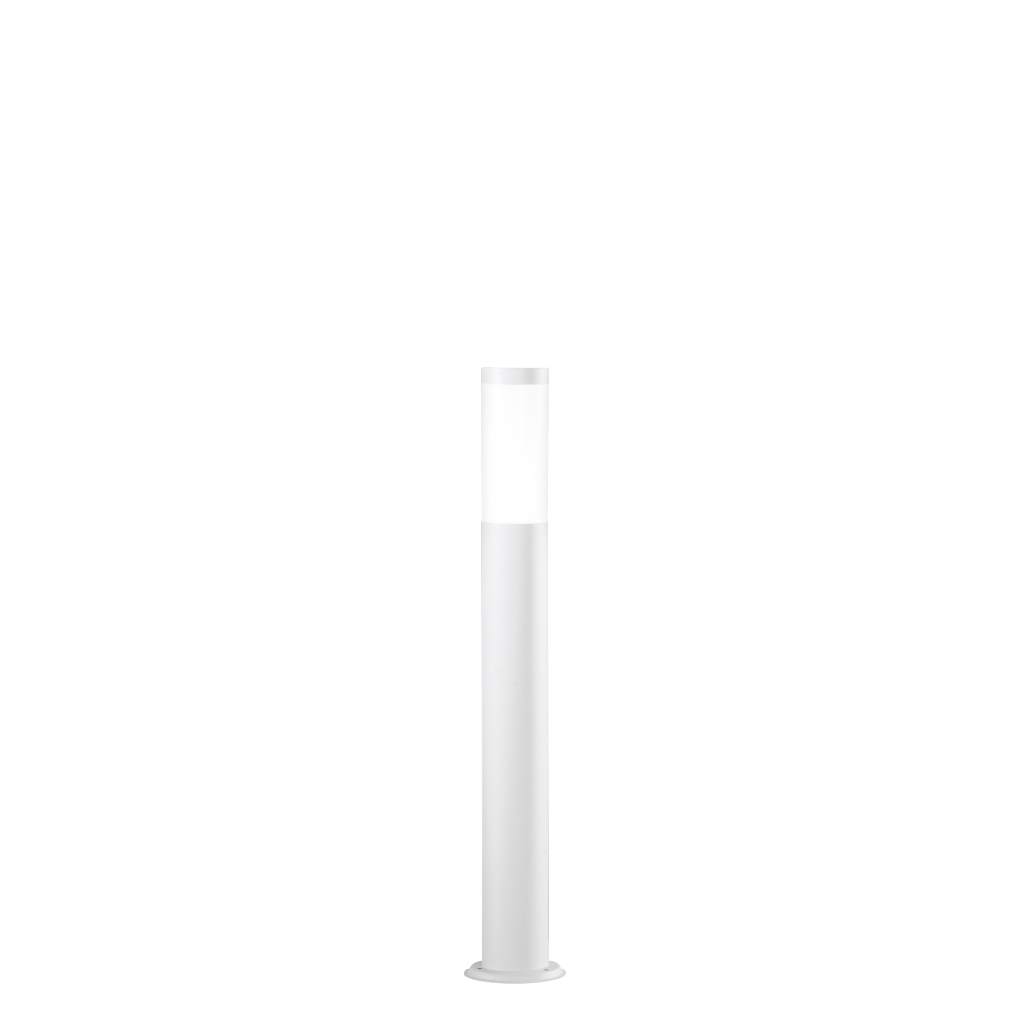 TOKYO outdoor bollard in white stainless steel 70 cm - Intec