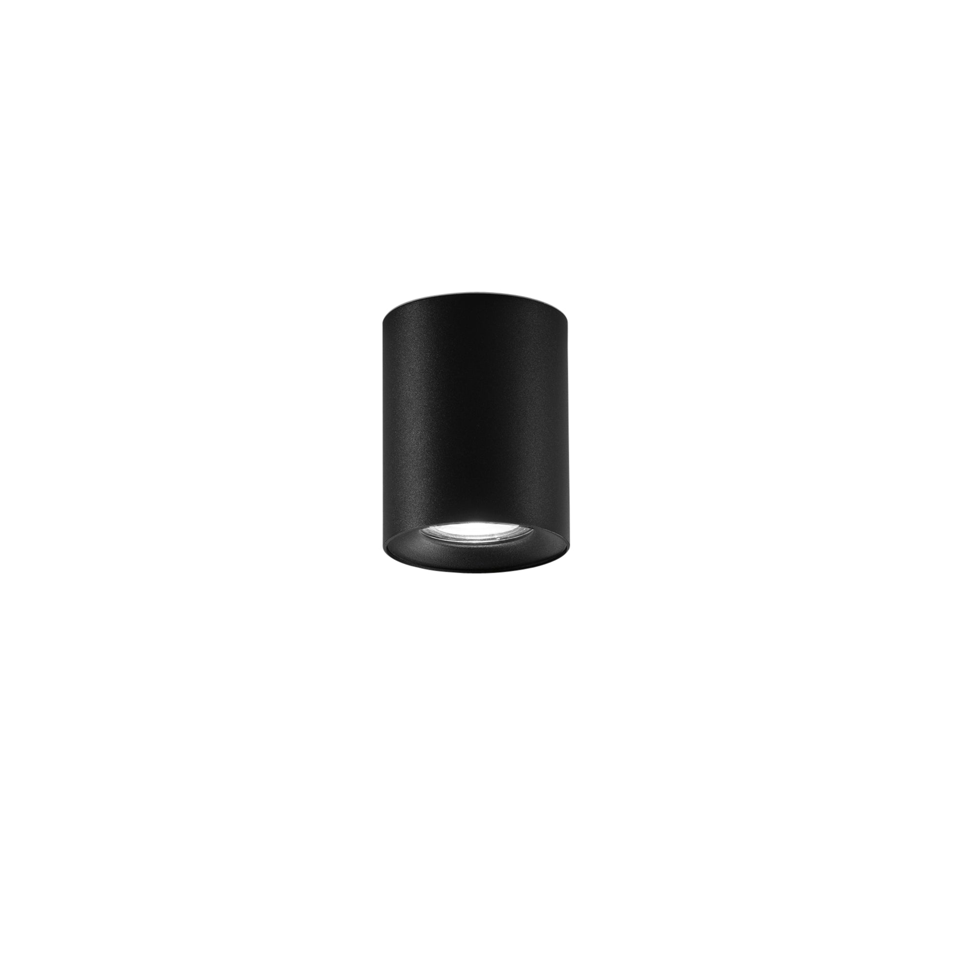 TOWN round ceiling light in black aluminum - Intec
