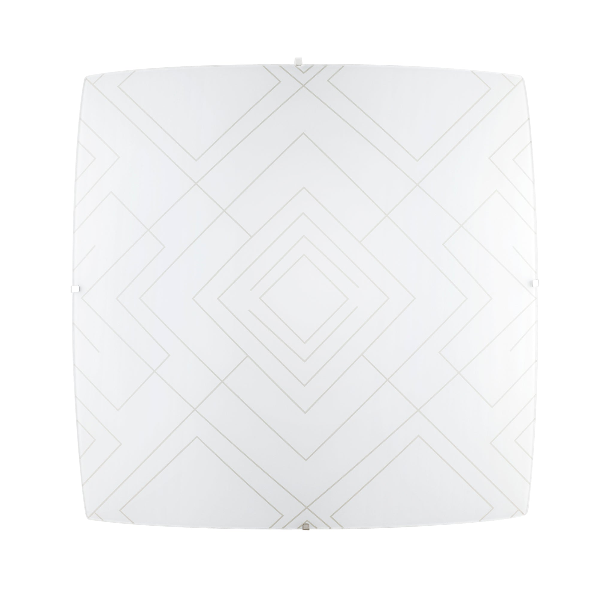 VECTOR square ceiling light in white glass 50 cm - Luce Ambiente e Design