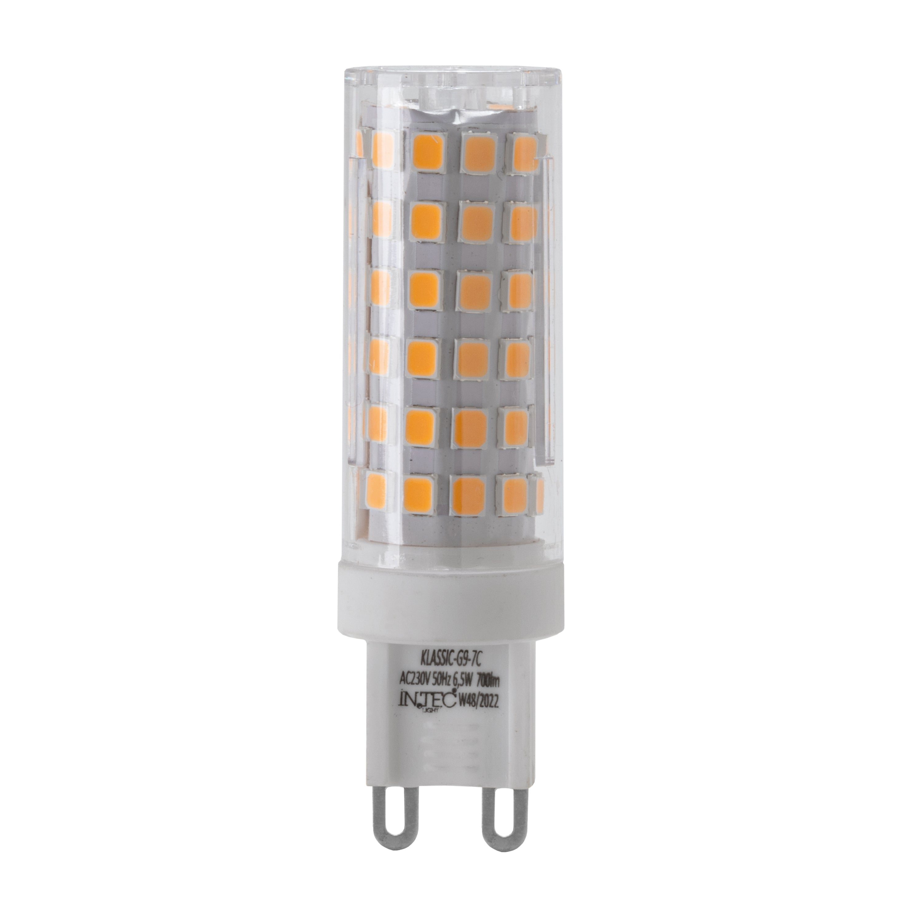 G9 LED bulb - 6.5W - 4000K - Intec bulbs