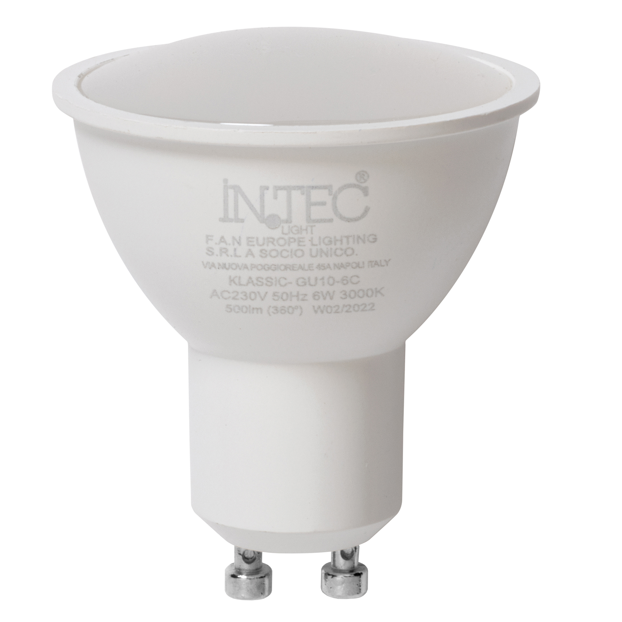 GU10 LED bulb - 7W - 6500K - Intec bulbs