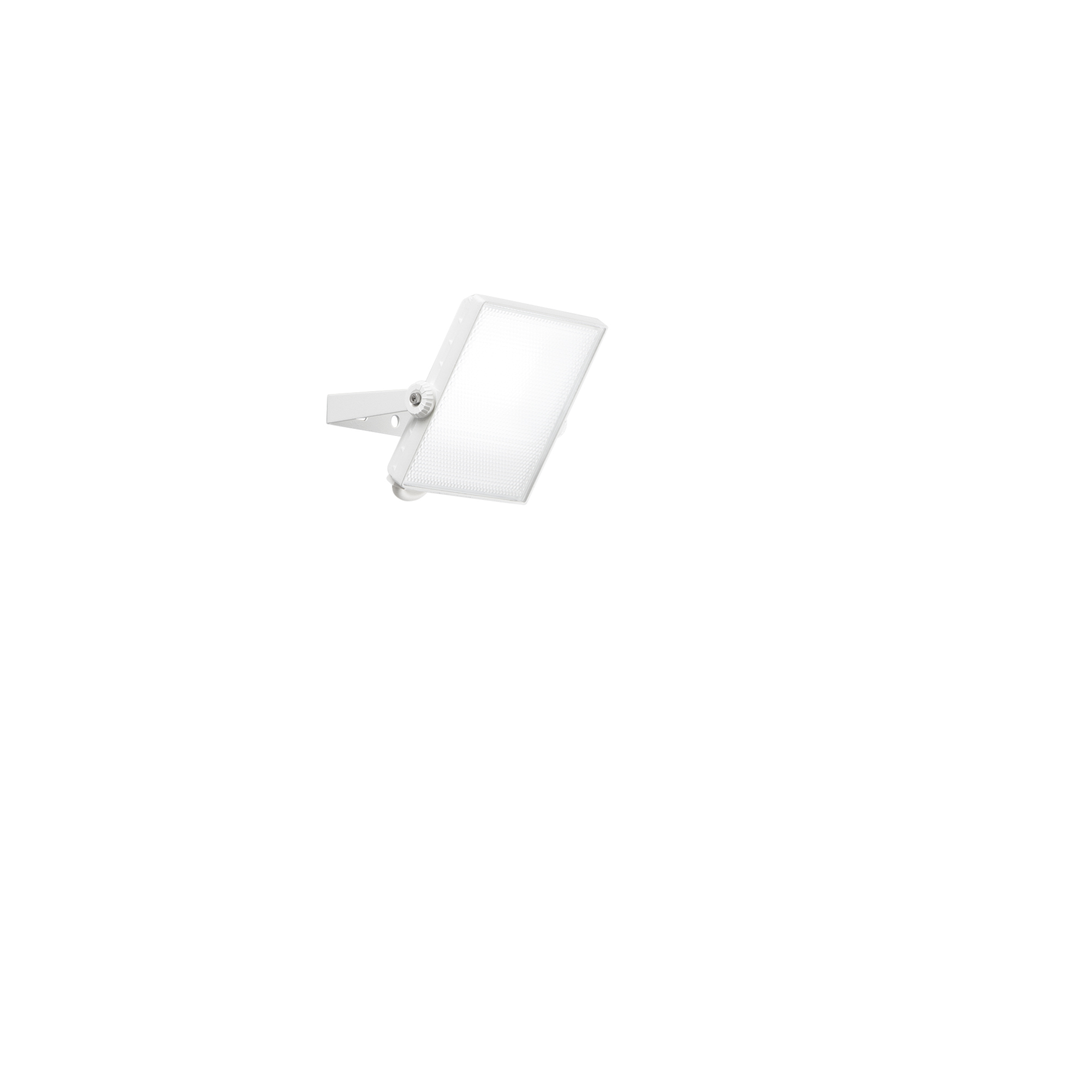 AXEL LED projector in white aluminum 20W CCT IP65 - Intec