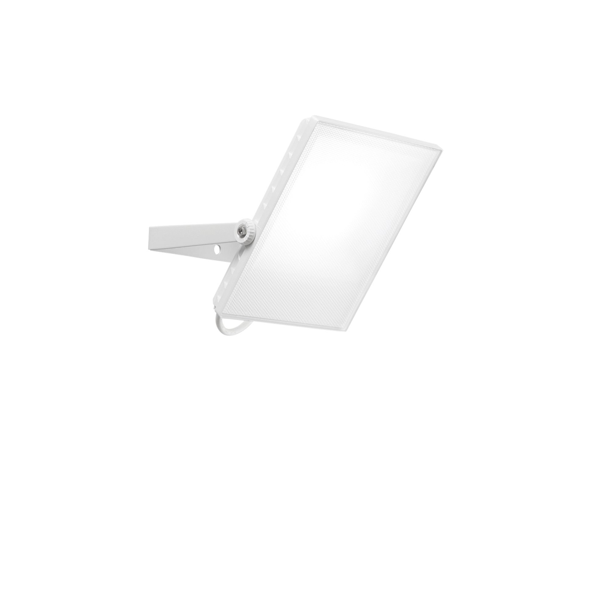 AXEL LED projector in white aluminum 50W CCT IP65 - Intec