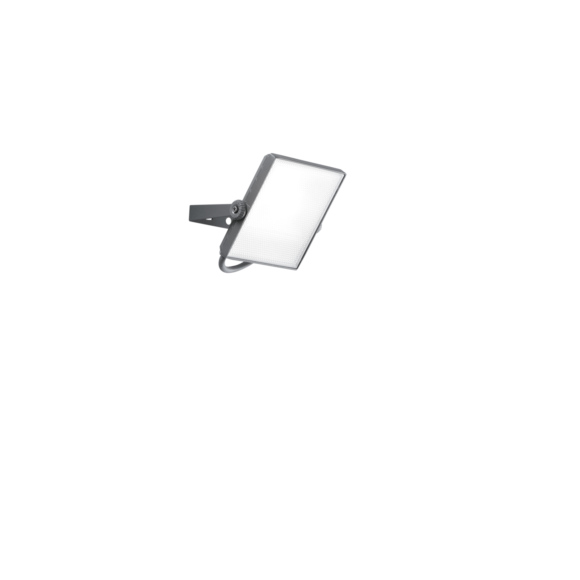 AXEL LED projector in silver aluminum 20W CCT IP65 - Intec