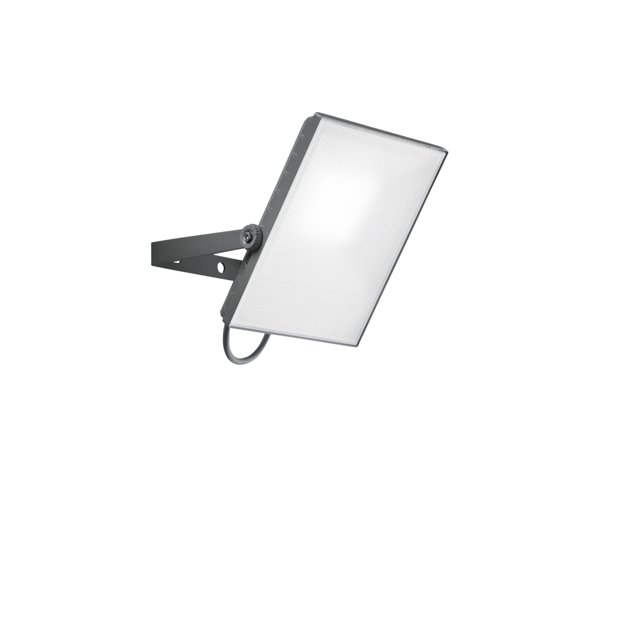 AXEL LED projector in silver aluminum 50W CCT IP65 - Intec