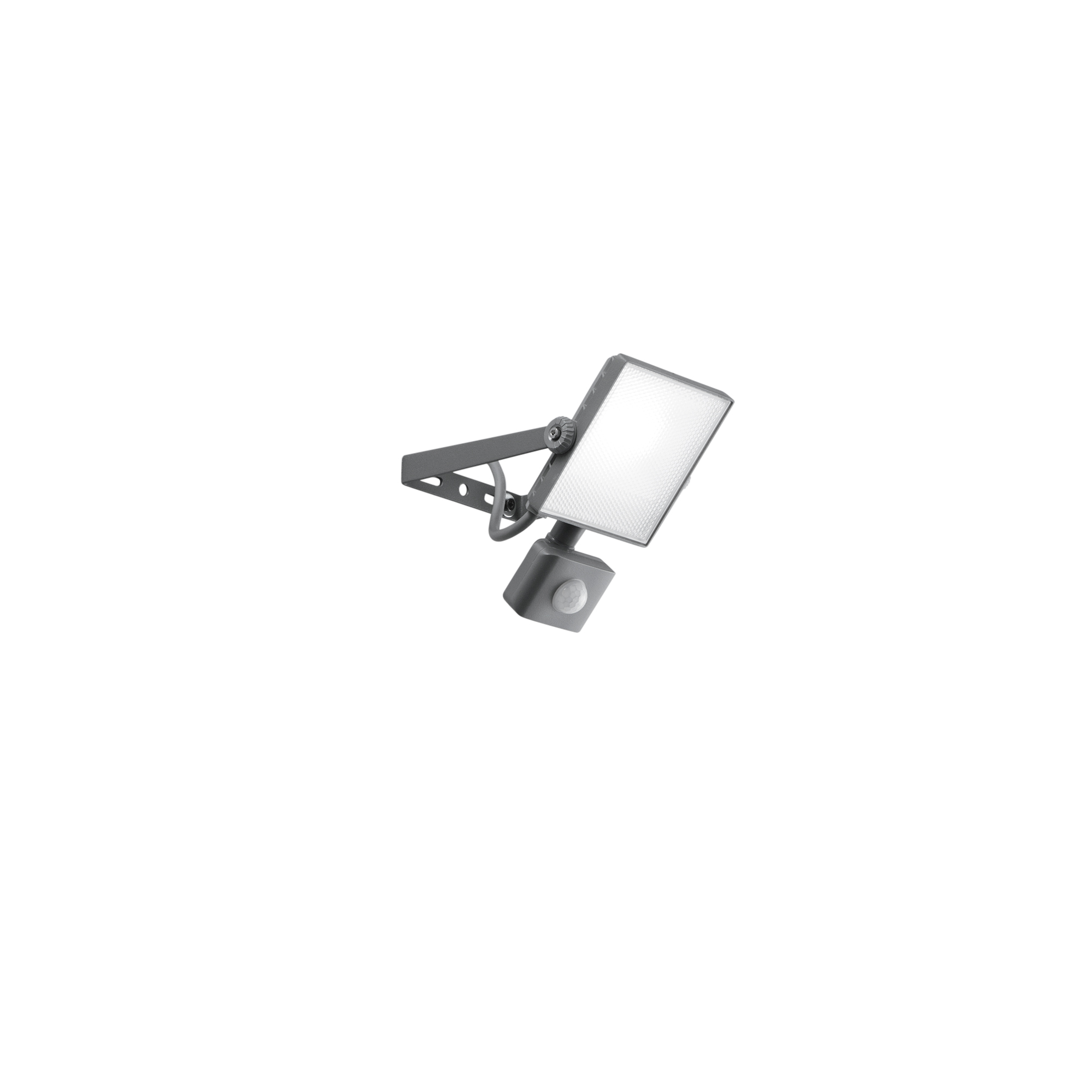 AXEL LED projector in silver aluminum 10W CCT IP65 - Intec