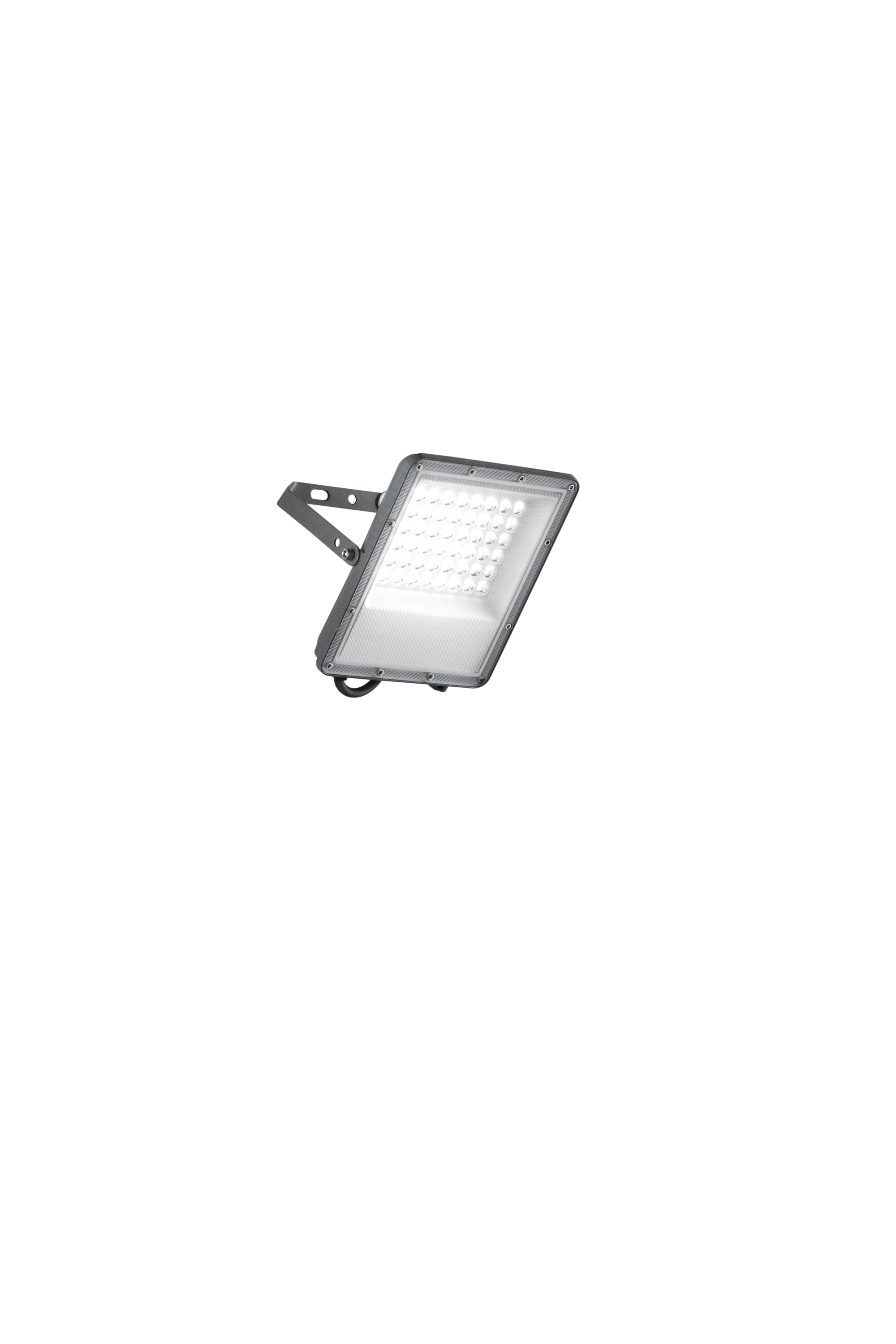 ESUS LED projector in silver aluminum 50W with CCT - INTEC