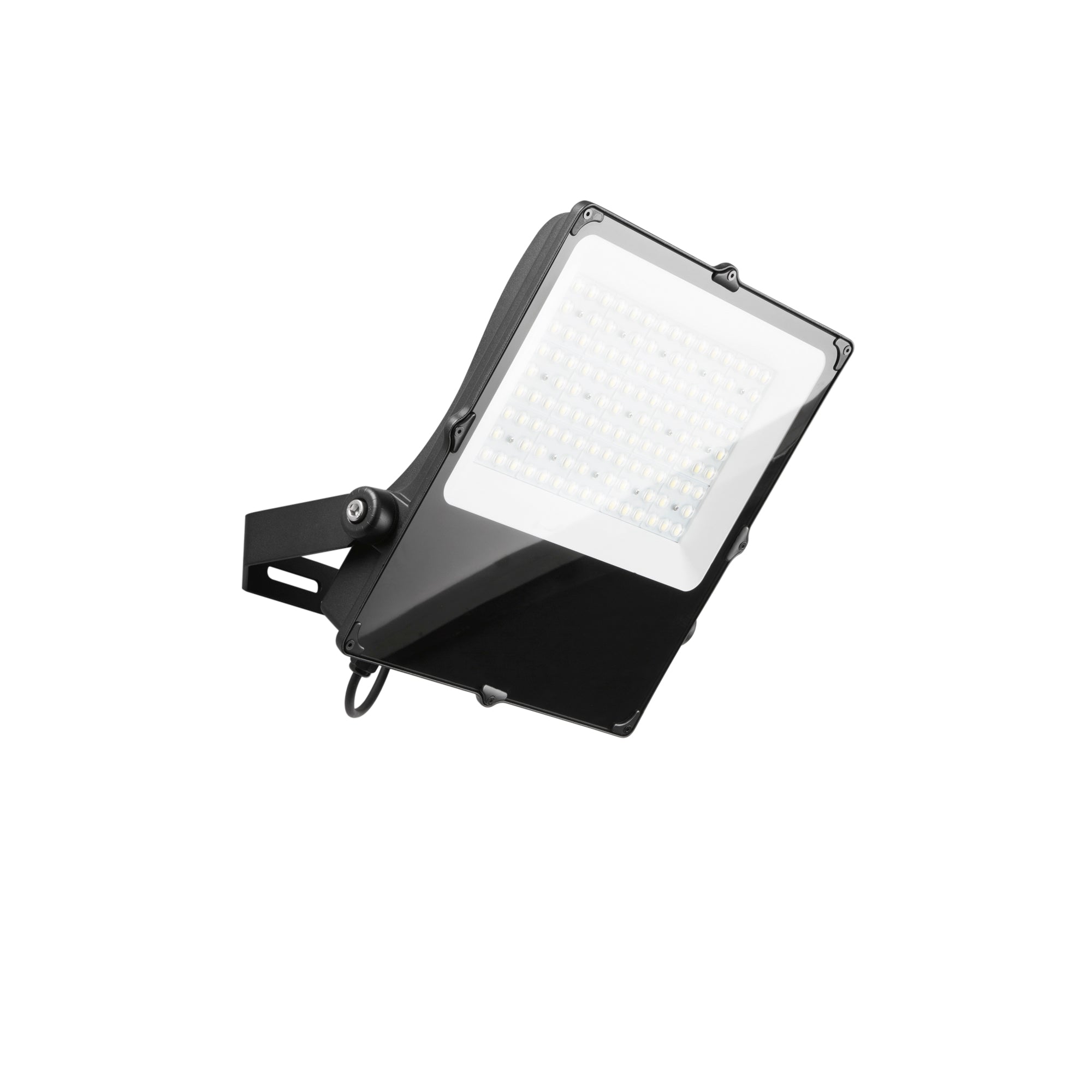 GIOVE anthracite projector in aluminum 200W GREEN 60° IP66 - Intec