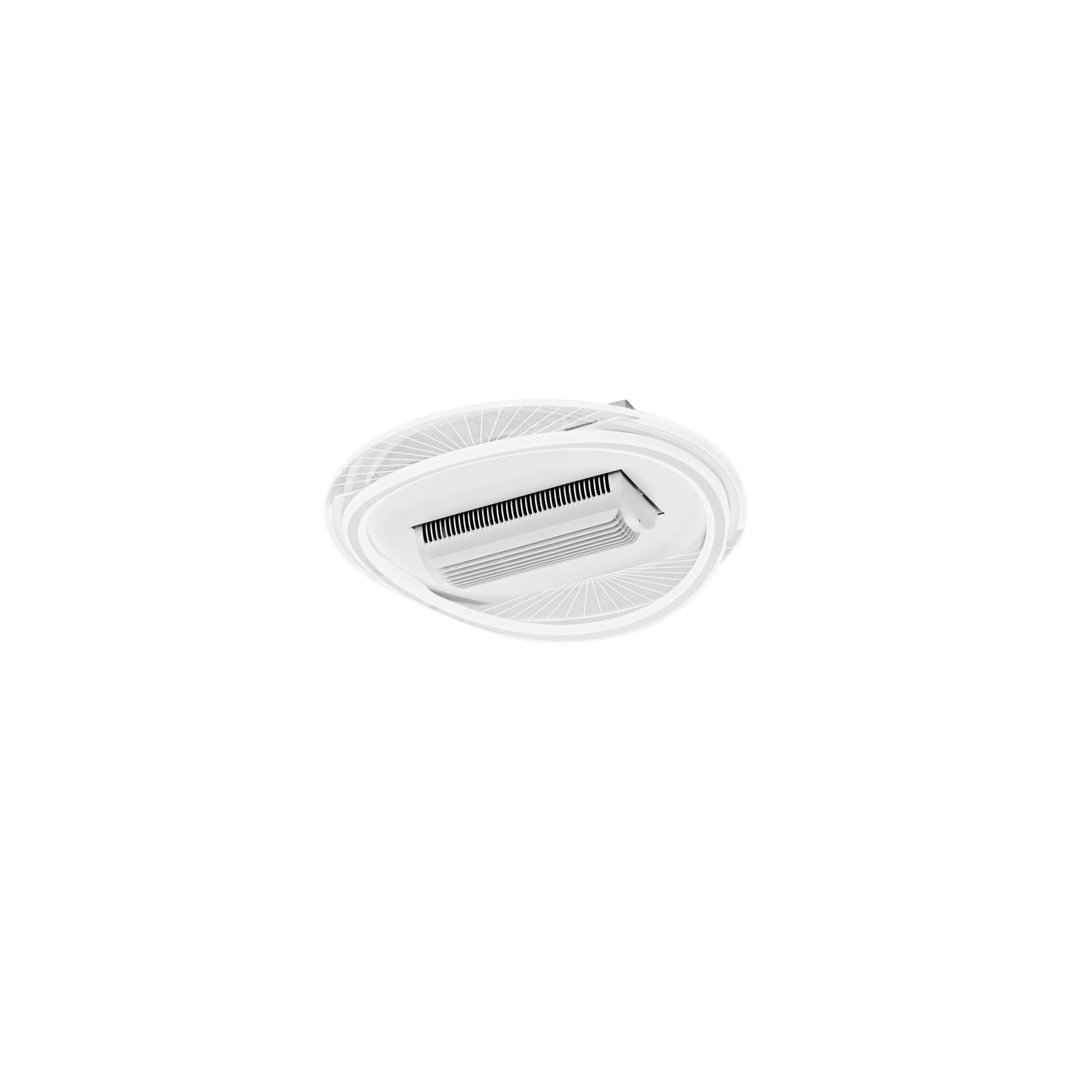 HERON LED ceiling light with fan white 48W 4800 50cm - Intec