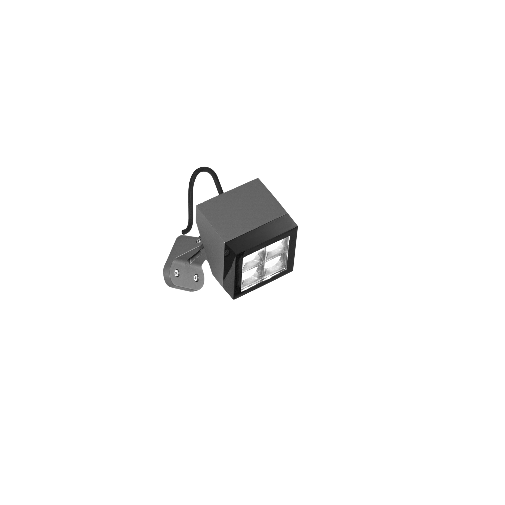 PAVÈ LED spotlight wall light in anthracite metal 18W CCT - Intec