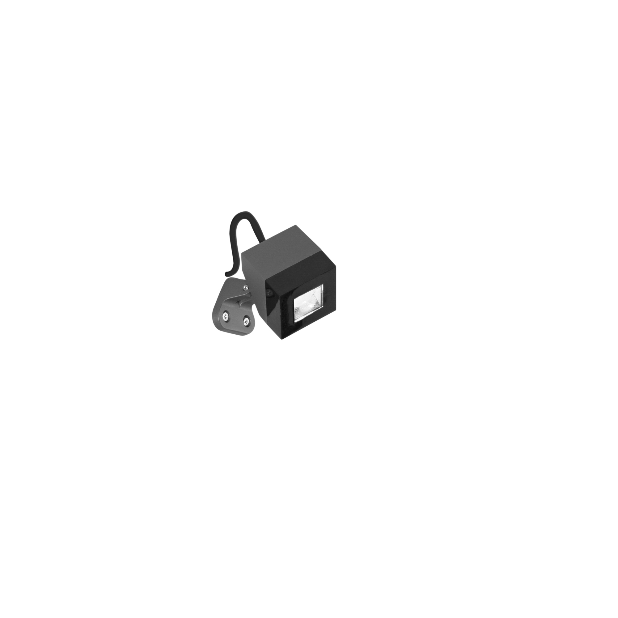 PAVÈ LED spotlight wall light in anthracite metal 6W 3000K - Intec