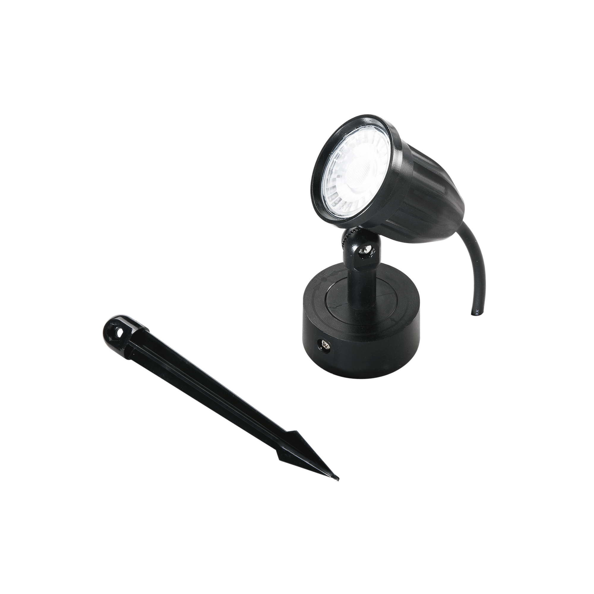 PEG LED projector with black spike 3000K - Intec