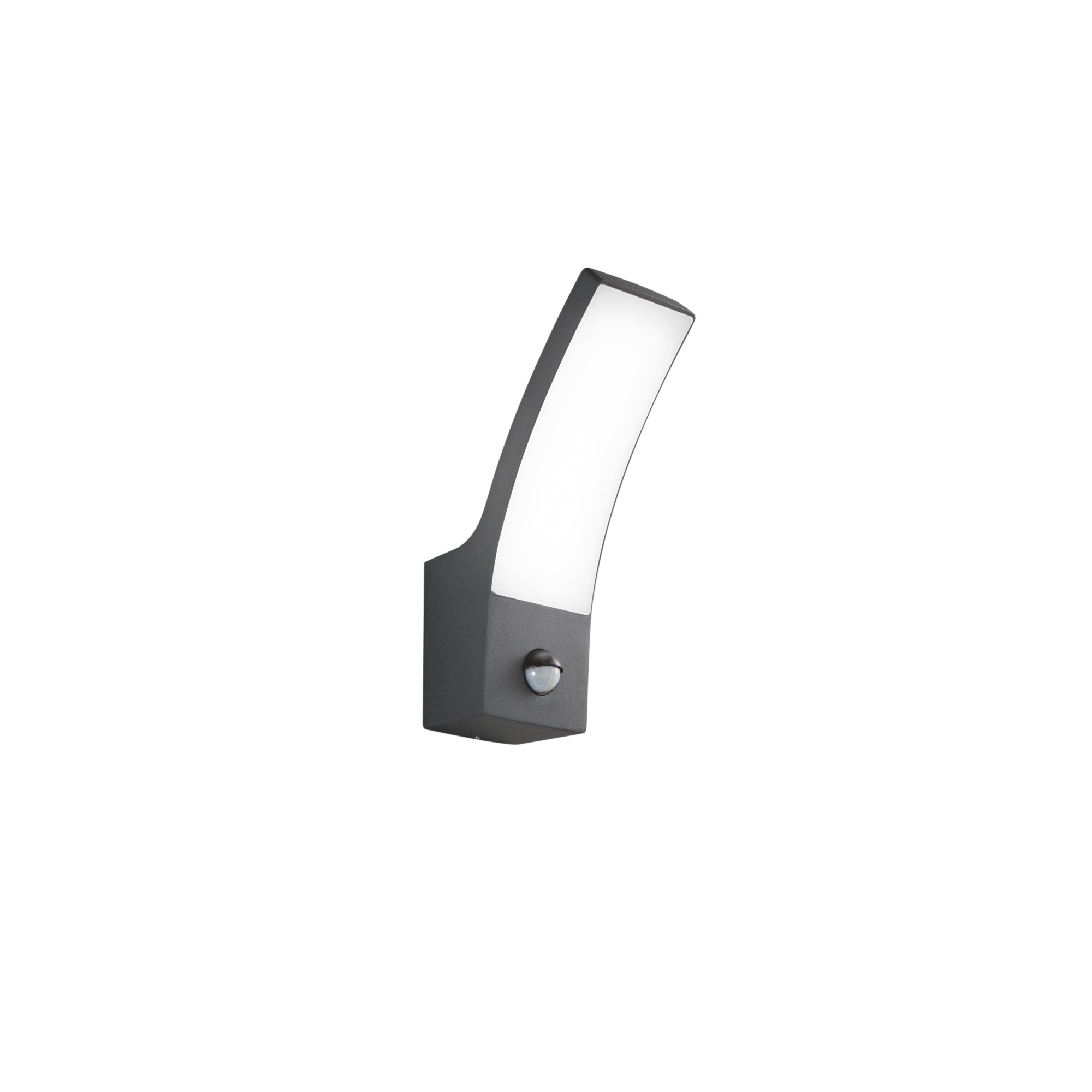 SAIL outdoor LED wall light in anthracite aluminum, CCT and motion sensor h 24.5 cm - Intec