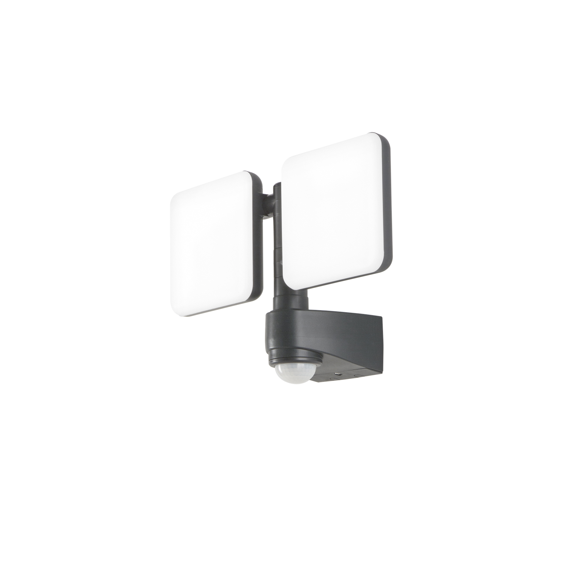 SAT LED projector 2x 10W 4000K with motion and dusk sensor - Intec