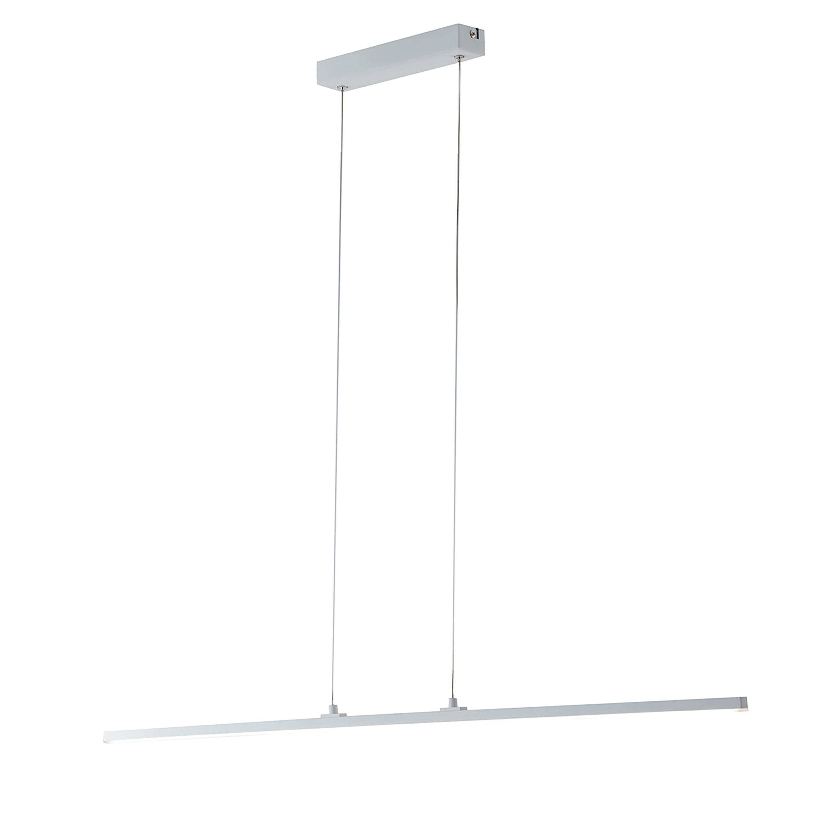 SHANGHAI pendant in white aluminium 3000K 1 light - Luce Ambiente e Design