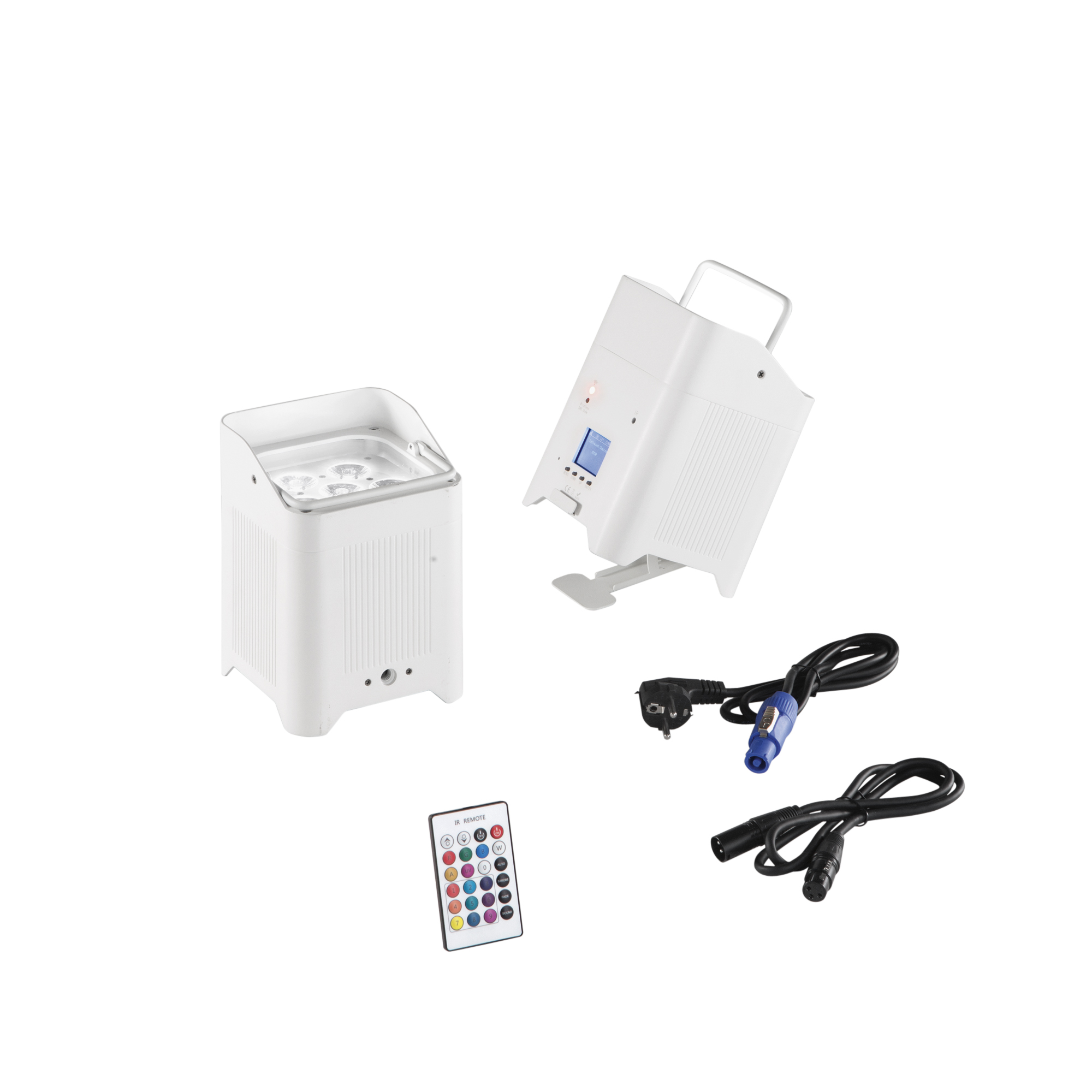SHOW rechargeable LED projector 6x18W RGBW + UV with Wi-Fi - Intec