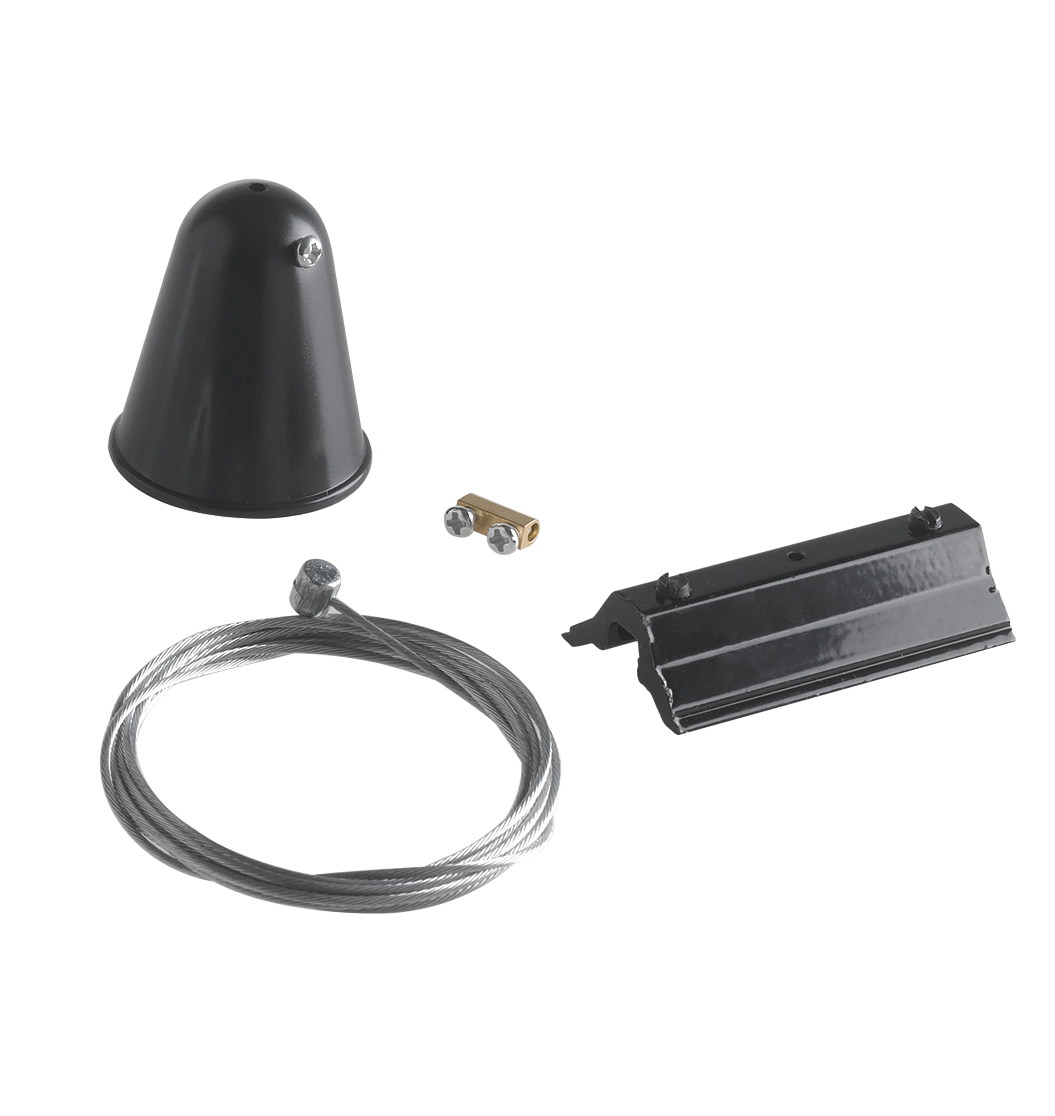 150 cm suspension system for black rails - Intec