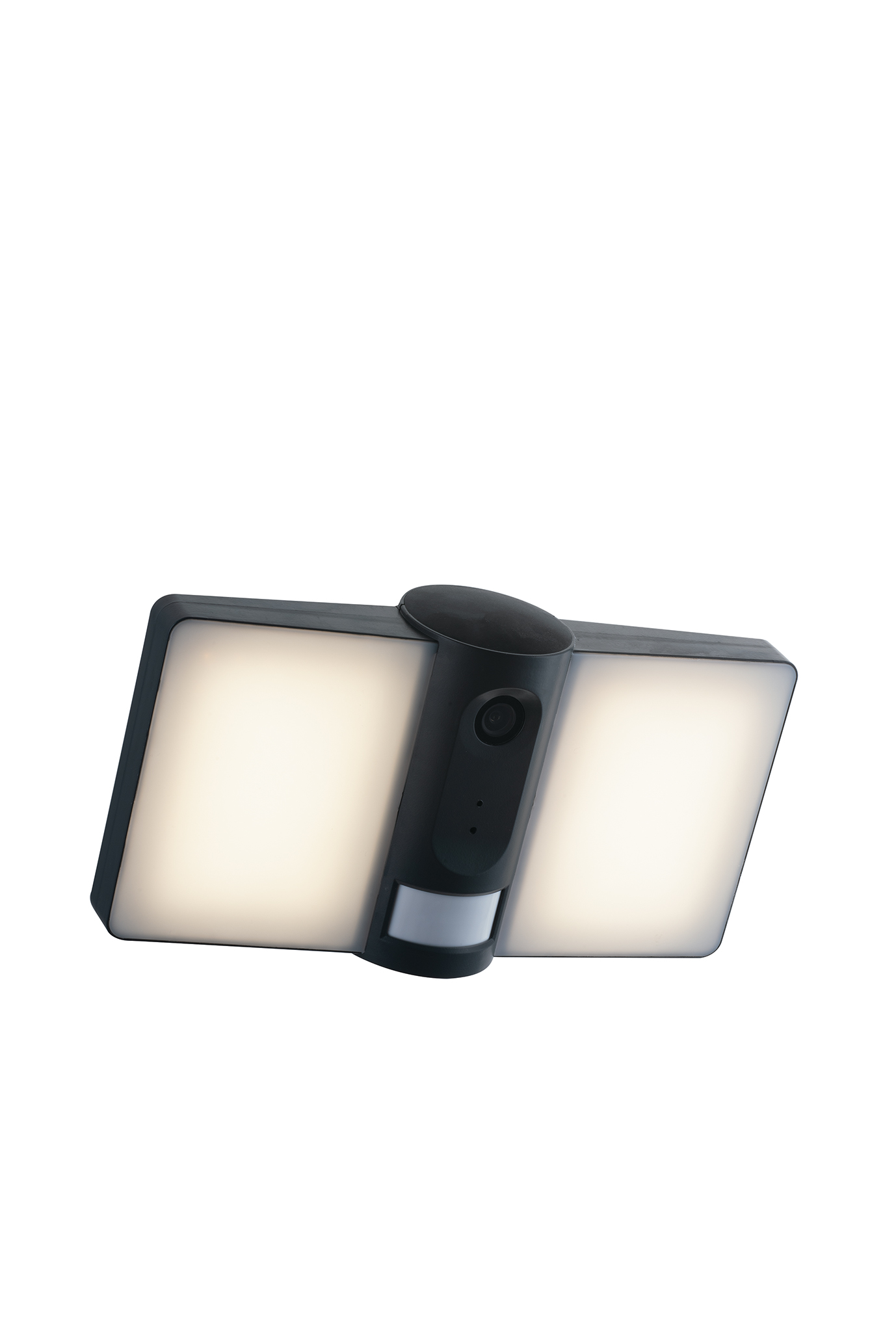 VYSOR LED projector with camera, anthracite aluminum, 20W, full duplex audio and Wi-Fi - Intec