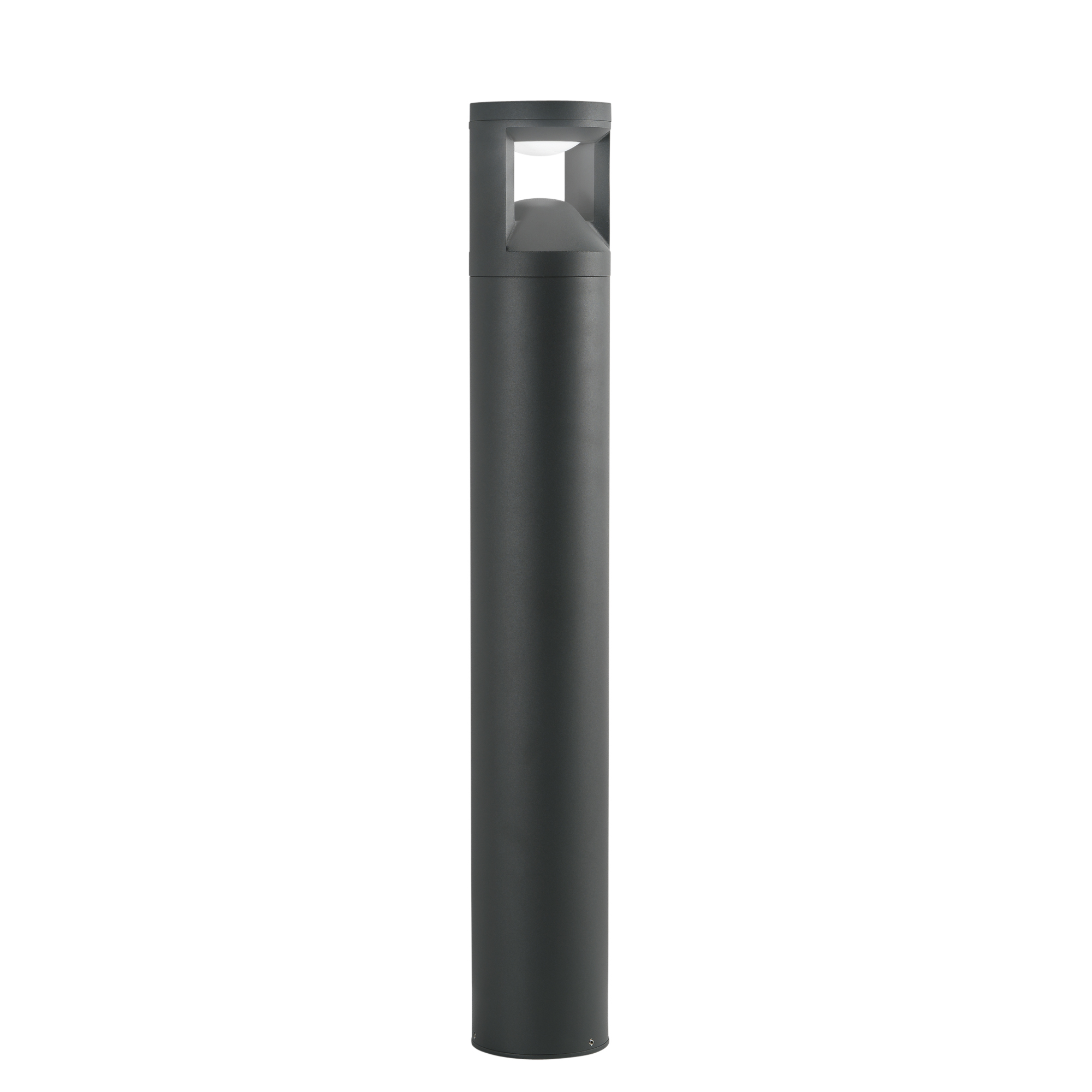 WAMI LED bollard in anthracite aluminum 12W 3000K/4000K 80 cm - Intec