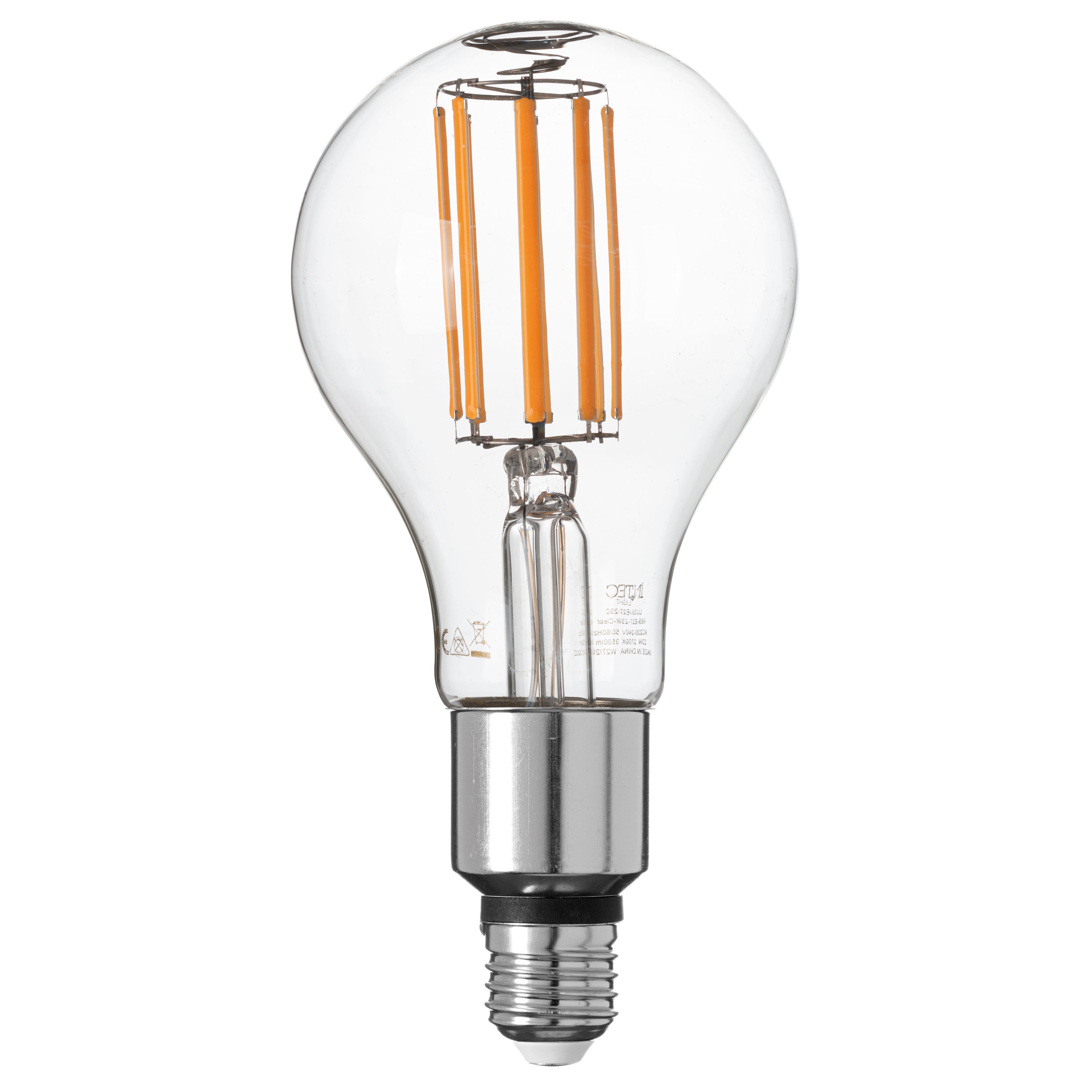 LED bulb E27 white COB filament 23W 3500lm 4000K - Intec bulbs