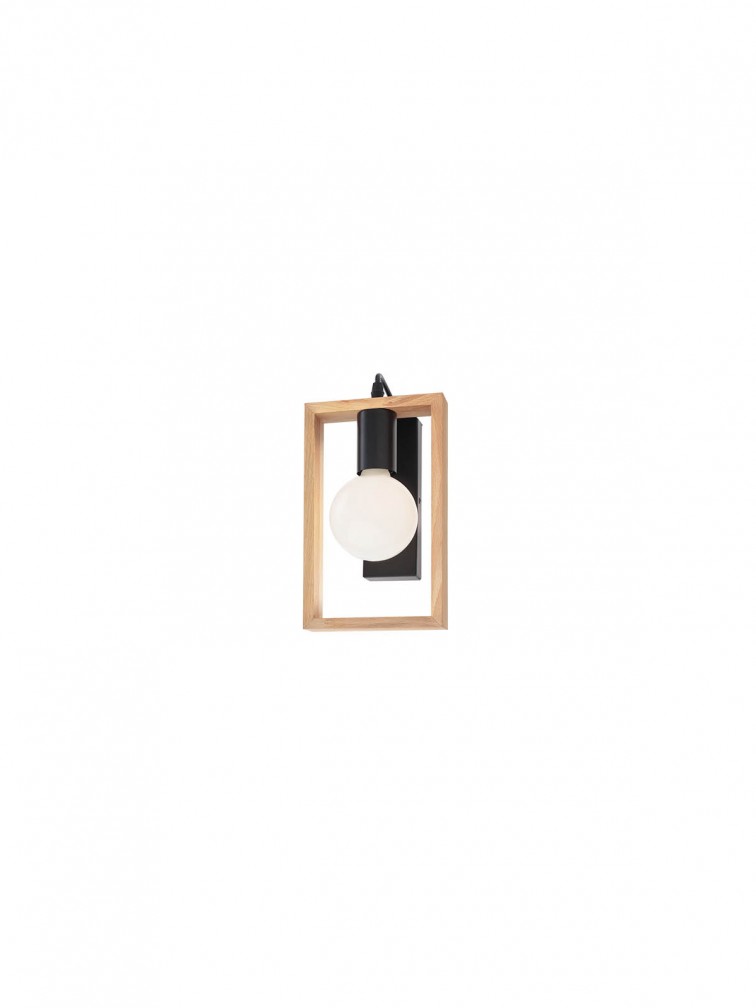 TIMBER App Nero/Legno E27 IP20 - 230V, 50Hz - SMARTER