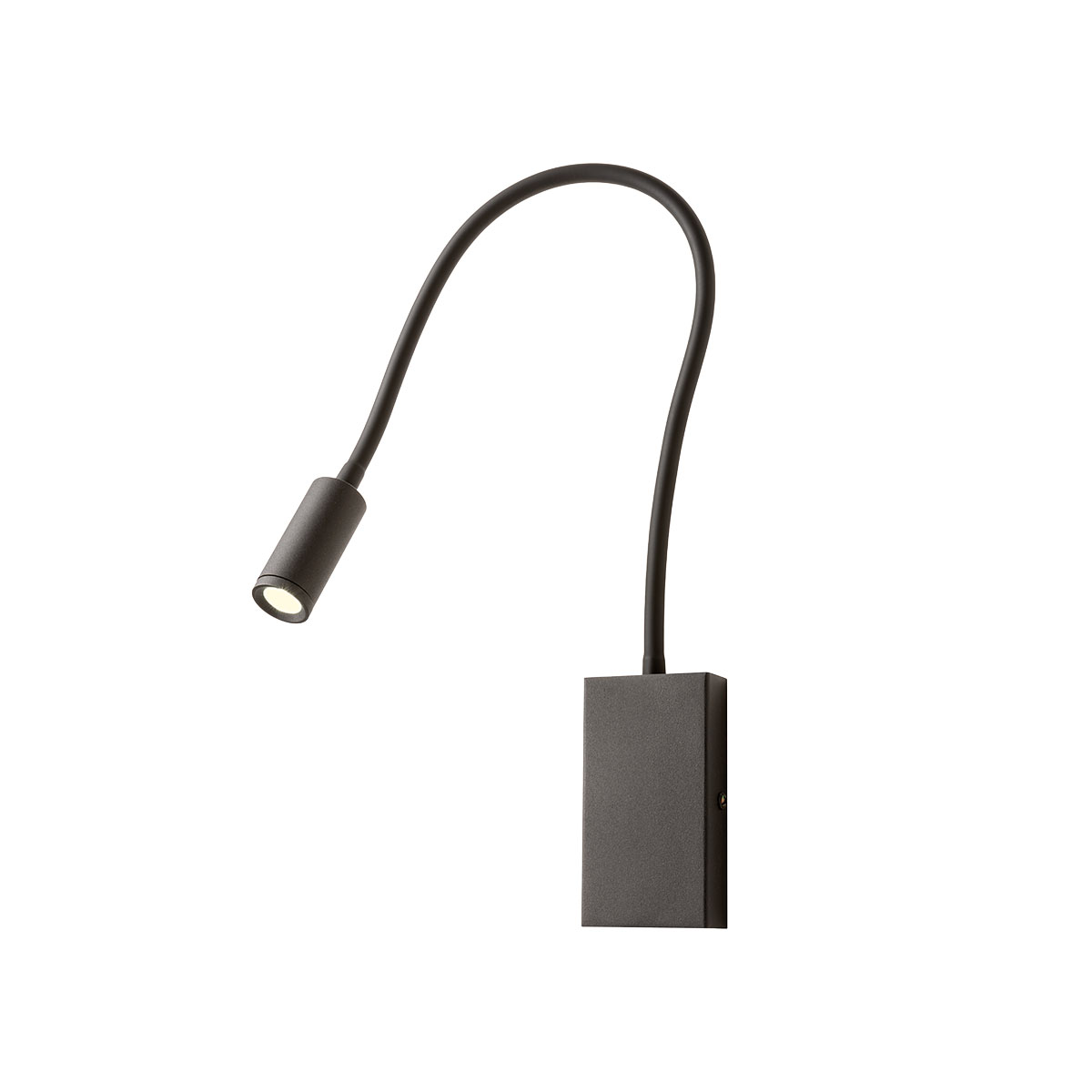 WALLIE App. Nero opaco 3000K 3W IP20 - 220-240V, 50/60Hz - REDO