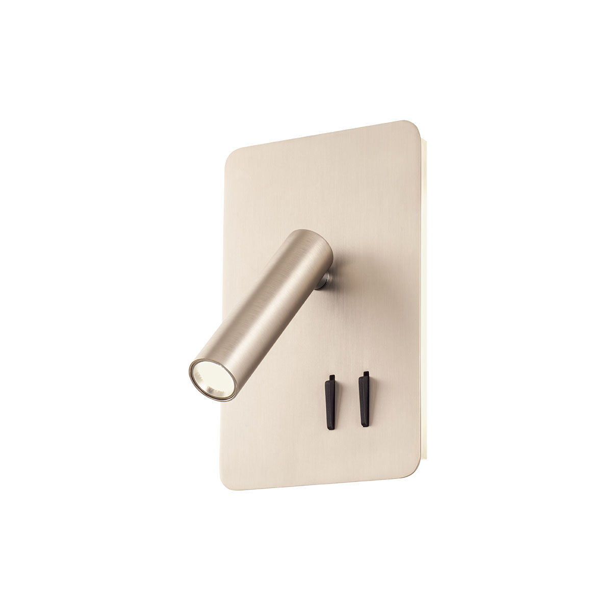 QUDA App. Nickel Sat. 3000K 6W+3W IP20 - 220-240V, 50/60Hz - REDO