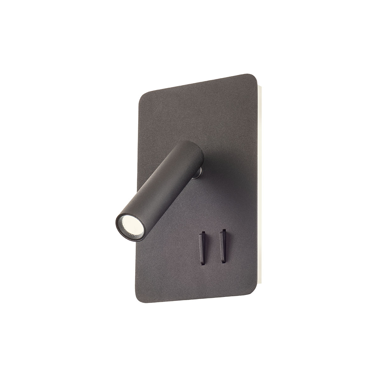 QUDA App. Nero Sabb 3000K 6W+3W IP20 - 220-240V, 50/60Hz - REDO