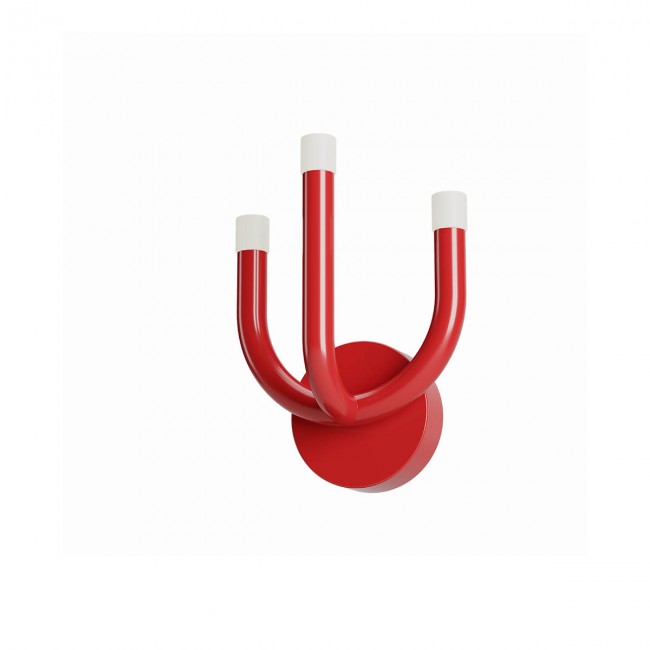 LUXOR App. Rosso lucido 3000K 12W IP20 - 220-240V, 50/60Hz - REDO