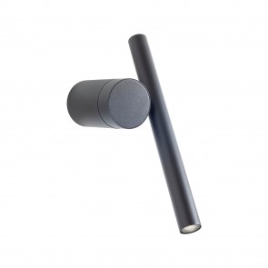 PRAXI App. Nero opaco 2700K 8,3W IP20 - 220-240V, 50/60Hz - REDO