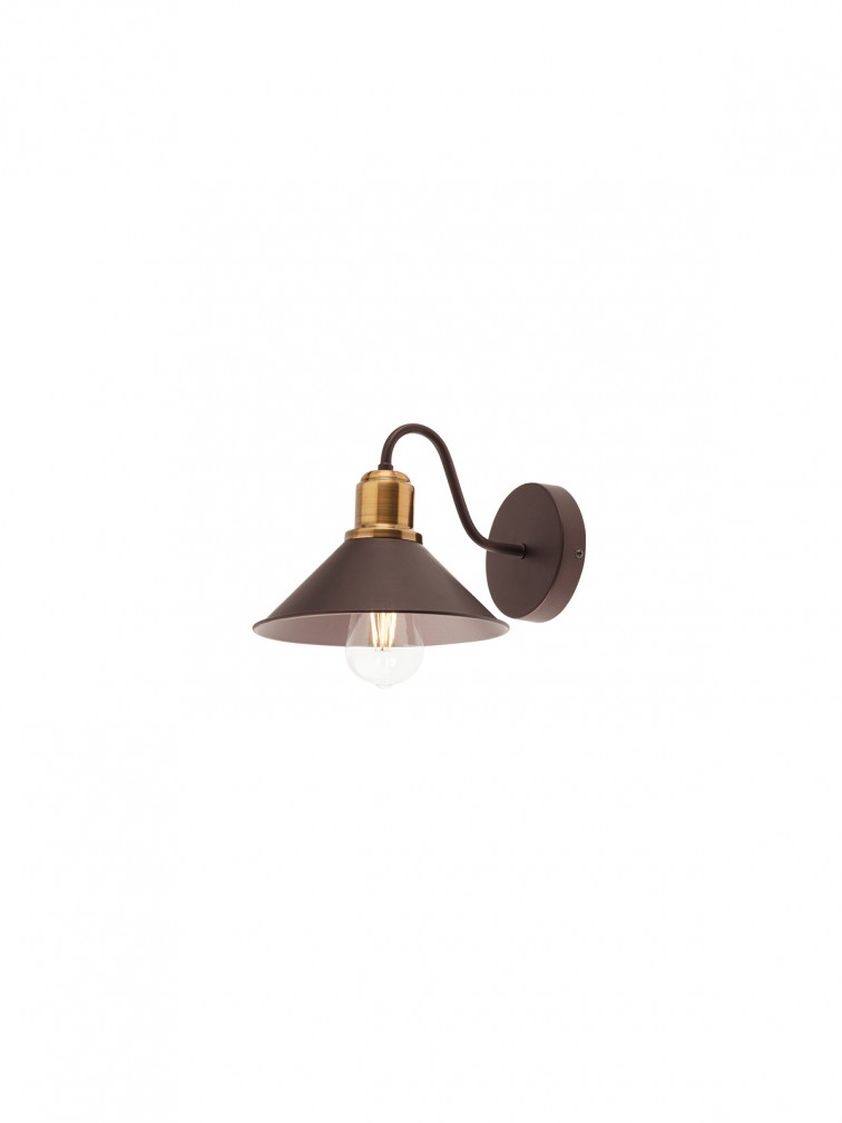 VERNER App Marrone/Ottone E27 IP20 - 230V, 50Hz - SMARTER