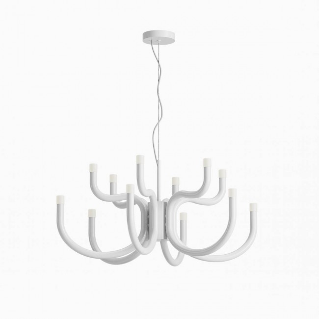 LUXOR Lampadario Bianco lucido 3000K 54W - 220-240V, 50/60Hz - REDO